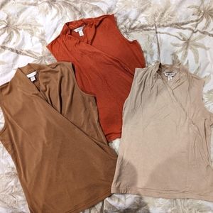 Set of 3 banana republic tank tops XS